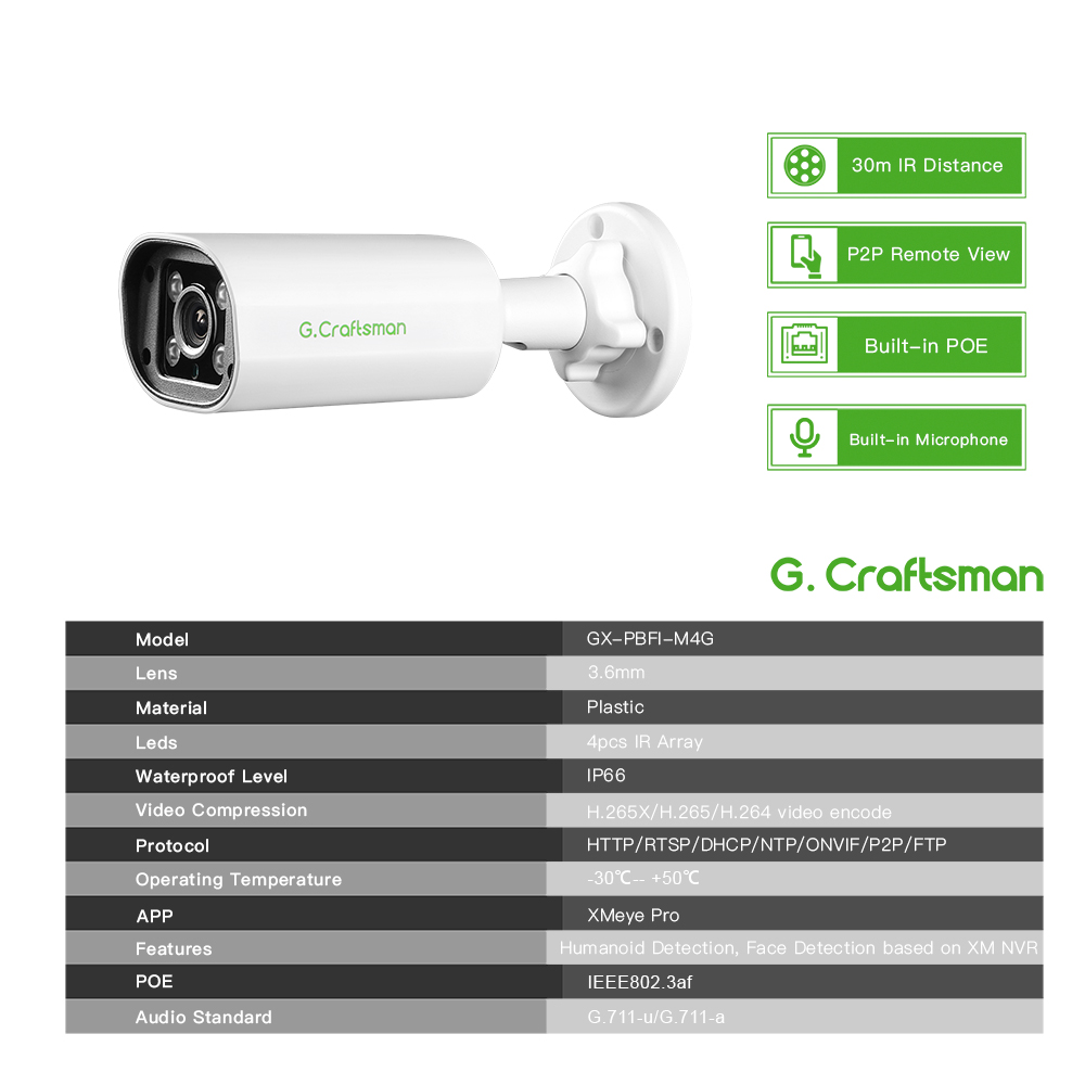 C GC PB 4MP POE IP Camera,Buil - Home Security And Cctv 评论和价格