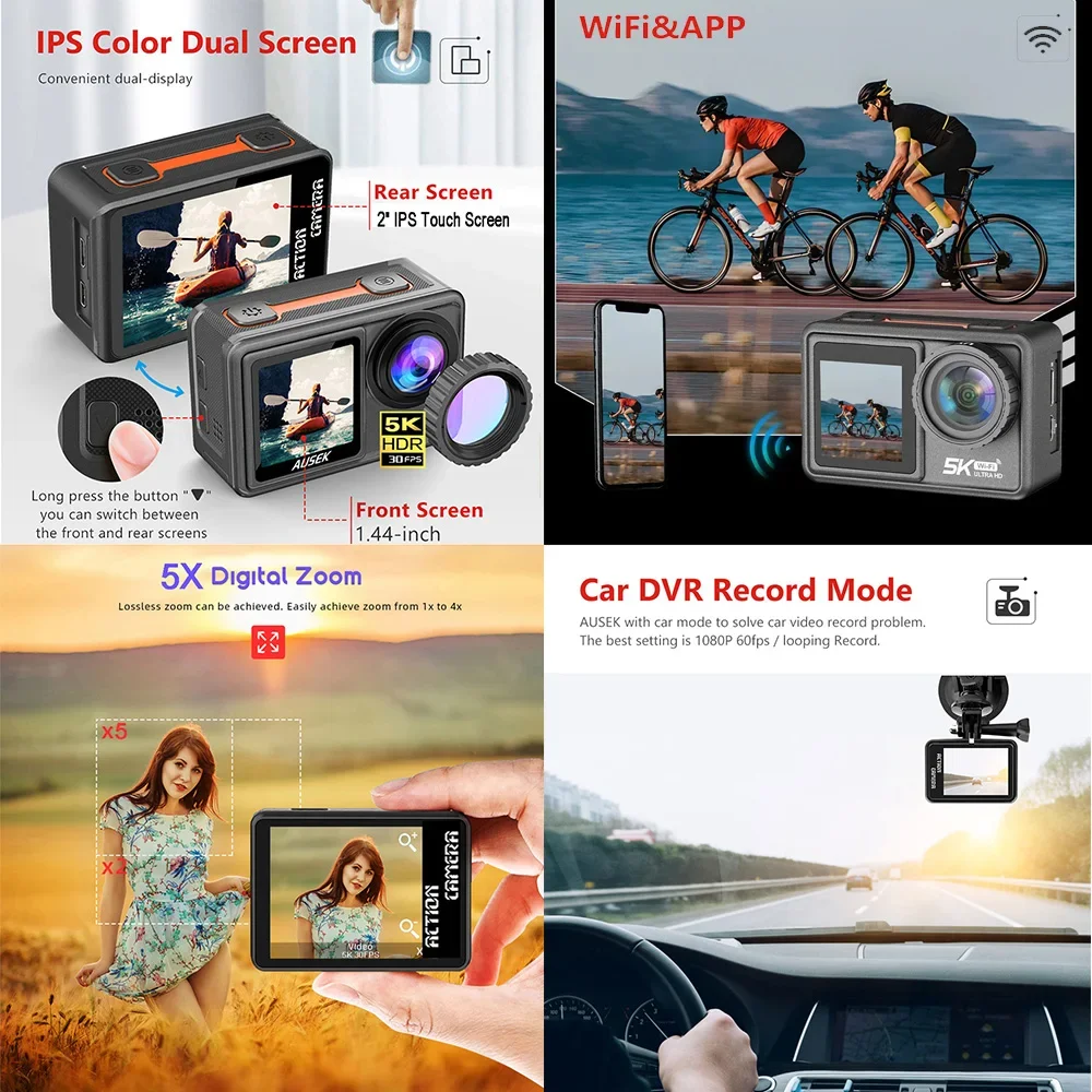 Action Camera Removable Filter - Ip Camera Outdoor 4K 评论和价格