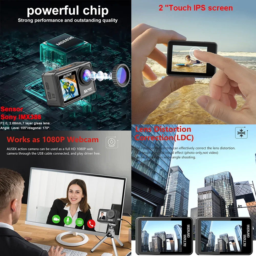 Action Camera Removable Filter - Ip Camera Outdoor 4K 评论和价格