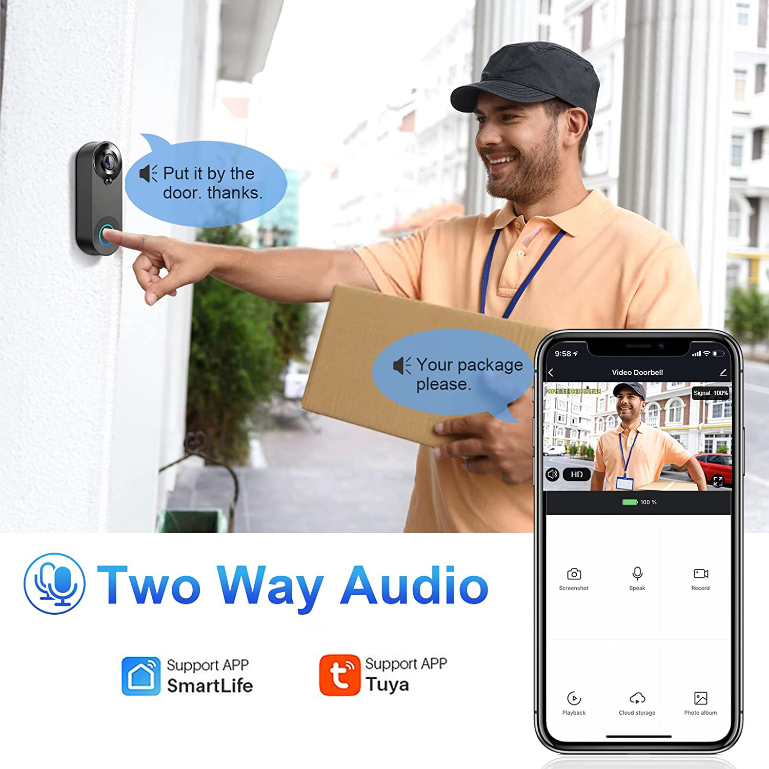 5G 2.4G WiFi Video Doorbell 10 - Home Security Premium 评论和价格
