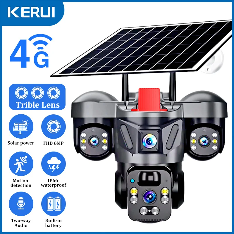 KERUI V380 Pro Outdoor PTZ 6MP - Home Security Home Assistant 评论和价格