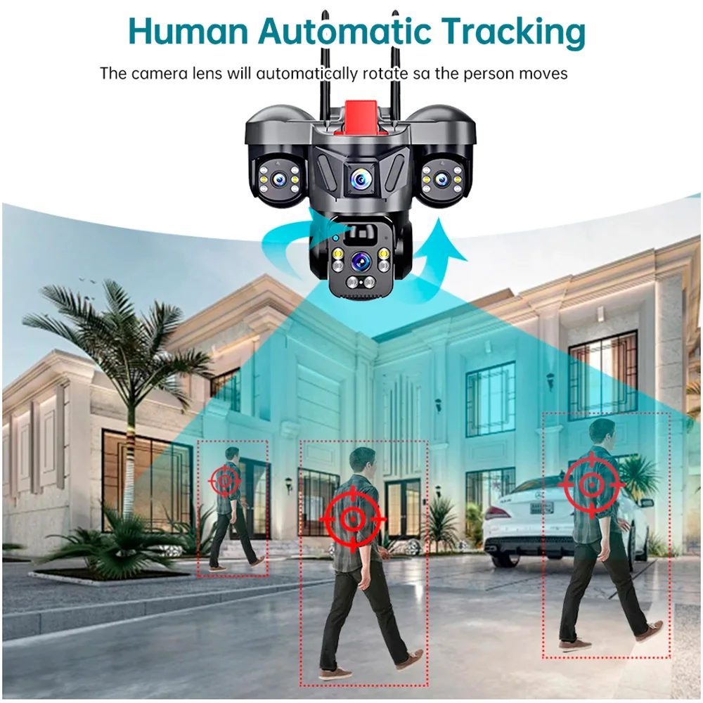 KERUI V380 Pro Outdoor PTZ 6MP - Home Security Home Assistant 评论和价格