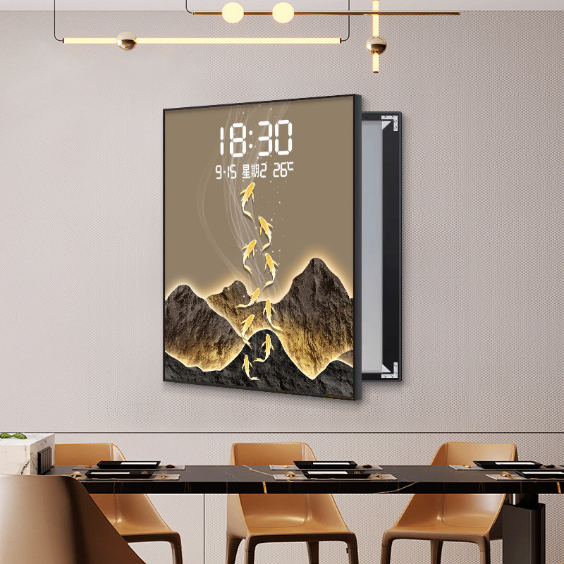 xx- Light Numbers Wall Clock S - Home Security Number 评论和价格