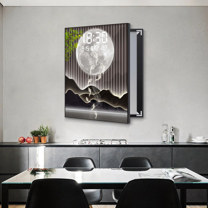 xx- Light Numbers Wall Clock S - Home Security Number 评论和价格