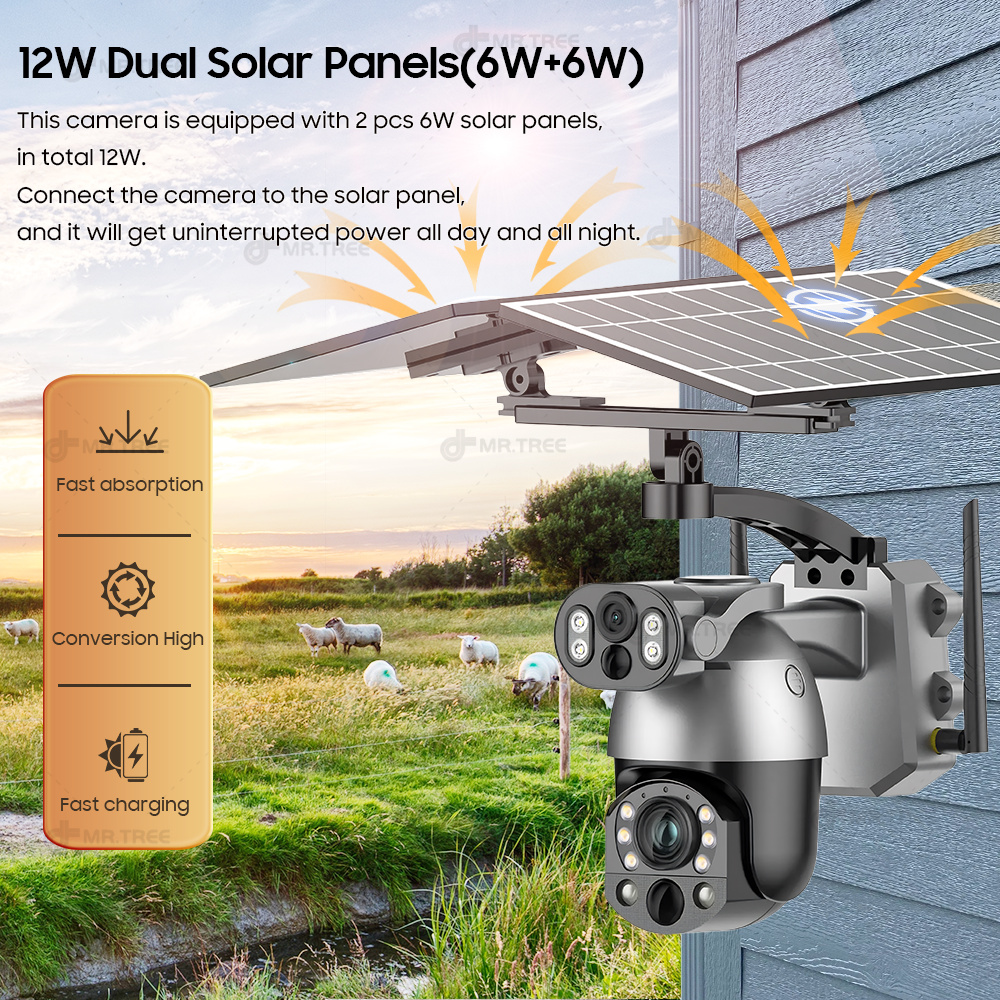 4K 50X Optical Zoom Dual Lens  - Ip Camera Outdoor 4K 评论和价格