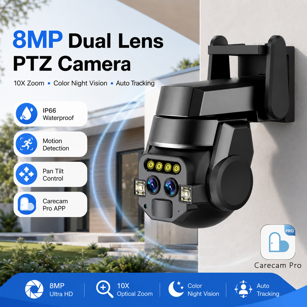 Outdoor PTZ Surveillance Camer - Home Yard Security 评论和价格