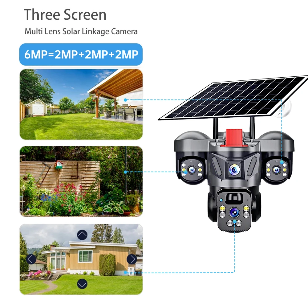 KERUI Outdoor PTZ 6MP 4G SIM W - Home Security Home Assistant 评论和价格