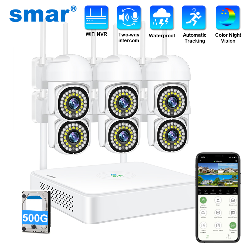 Smar 3MP Wireless CCTV Securit - Home Security Equipment 评论和价格