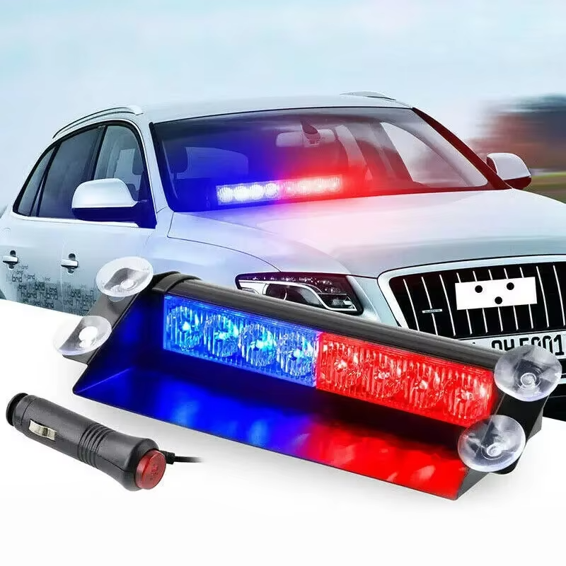 8 LED Universal Car Strobe Lig - Home Security Police 评论和价格