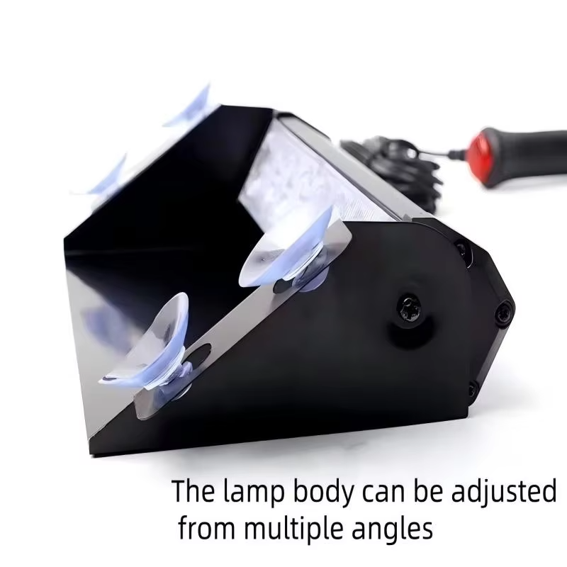 8 LED Universal Car Strobe Lig - Home Security Police 评论和价格