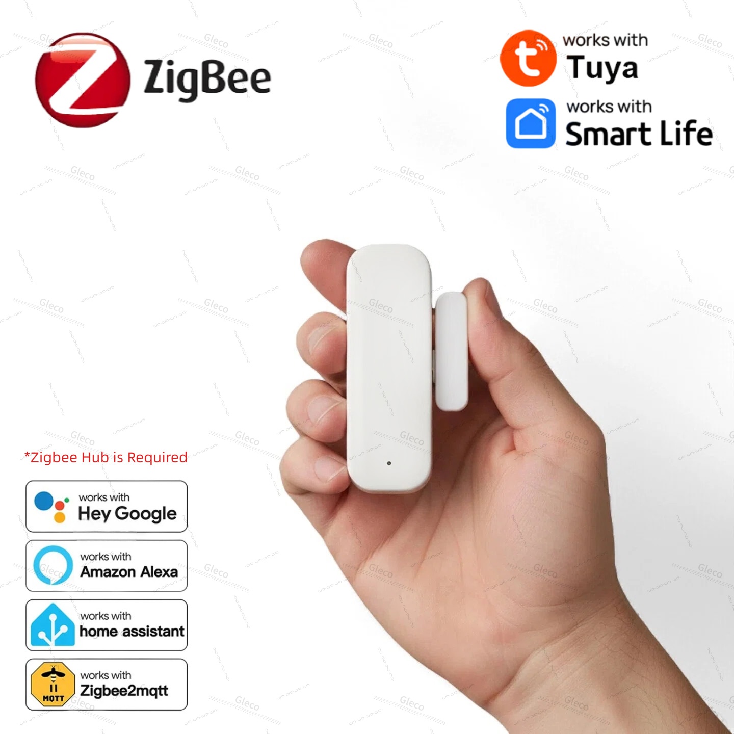 Tuya Zigbee Door Window Sensor - Home Security Technology 评论和价格