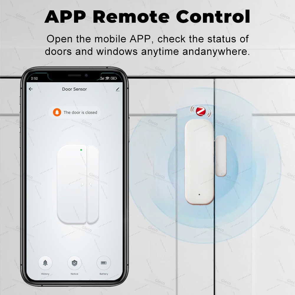 Tuya Zigbee Door Window Sensor - Home Security Technology 评论和价格
